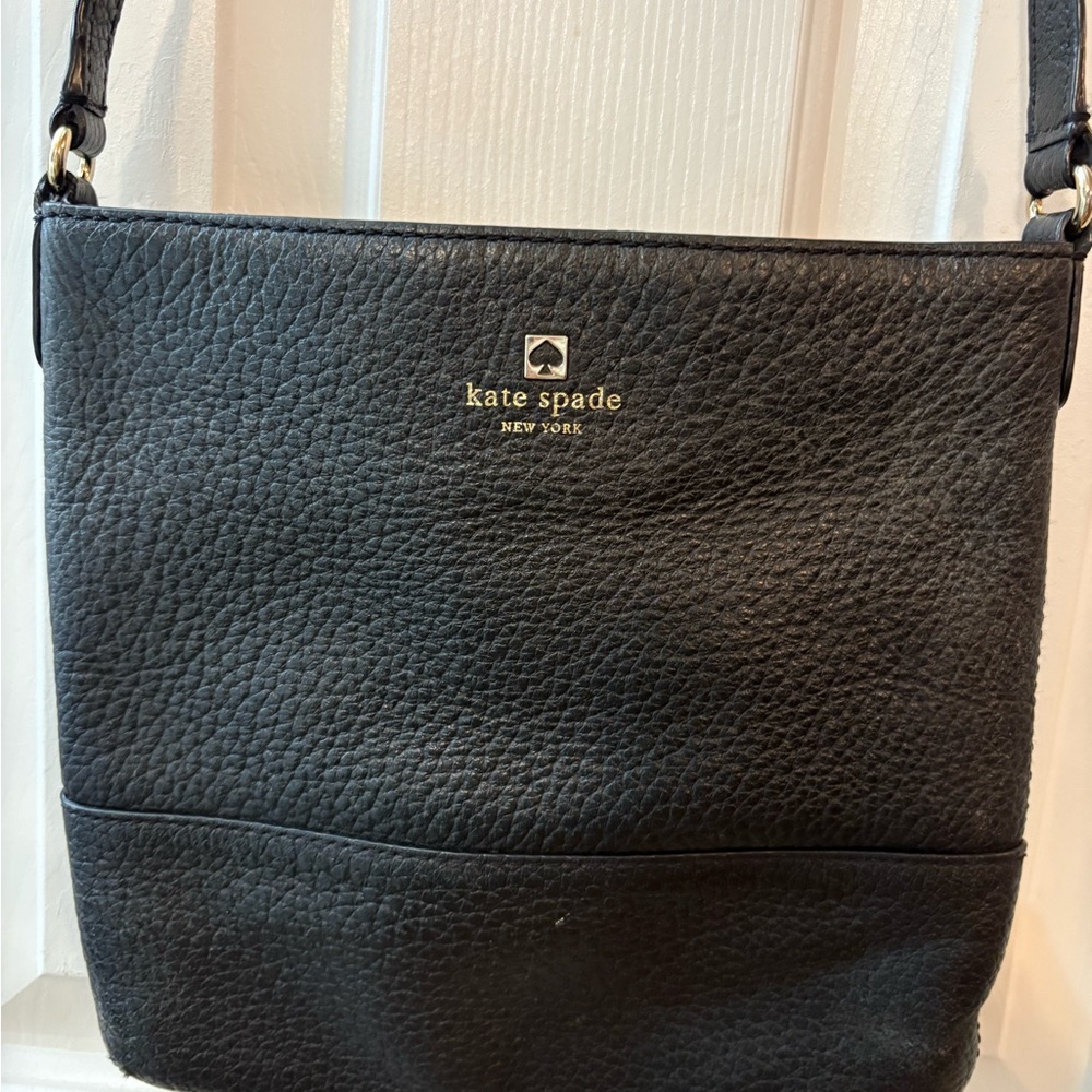 Kate Spade Textured Black Shoulder Bag